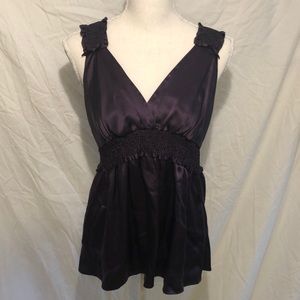 BCBG Purple Silk Top